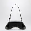 Diesel Large Play bag in black patent leather