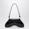 Diesel Large Play bag in black patent leather