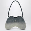 Diesel Double-D shoulder bag in denim