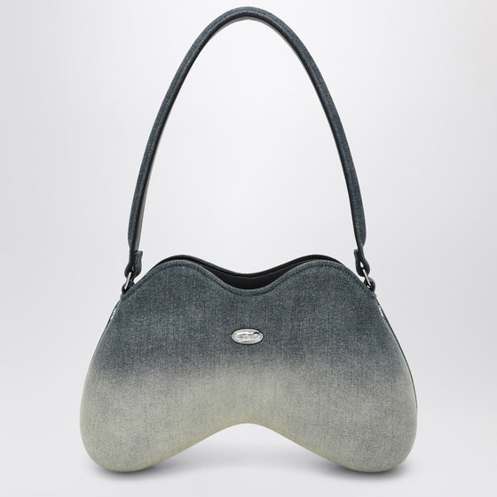 Diesel Double-D shoulder bag in denim