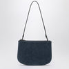 Diesel 1DR Twin shoulder bag in blue denim
