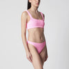 Hunza G. HUNZA G Xandra bubble pink two-piece bikini