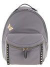 Valentino Garavani Stud Up Grey Backpack