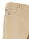 Brunello Cucinelli Coat Of Arms Embroidery Jeans