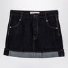 Semicouture Floriane miniskirt in dark denim