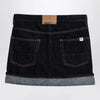 Semicouture Floriane miniskirt in dark denim