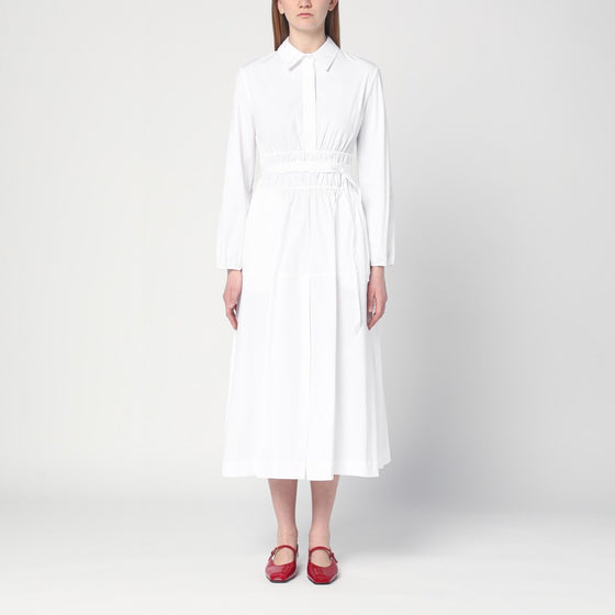 Semicouture White Coralise chemise dress