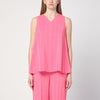 Semicouture Pink Prya viscose top