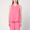 Semicouture Pink Prya viscose top