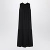 Weekend Max Mara Black cotton-blend canvas dress