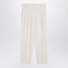 Brunello Cucinelli Ivory trousers in viscose