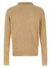 Ma'ry'ya Bouclé Cotton Polo Shirt