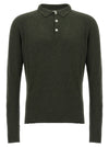 Ma'ry'ya Bouclé Cotton Polo Shirt