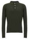 Ma'ry'ya Bouclé Cotton Polo Shirt