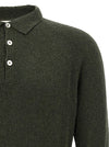 Ma'ry'ya Bouclé Cotton Polo Shirt