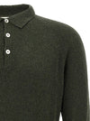 Ma'ry'ya Bouclé Cotton Polo Shirt