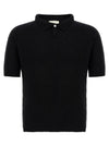 Ma'ry'ya Bouclé Cotton Polo Shirt