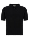 Ma'ry'ya Bouclé Cotton Polo Shirt