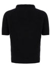Ma'ry'ya Bouclé Cotton Polo Shirt