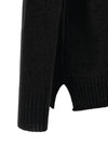 Ma'ry'ya Crew-neck Sweater With Slits
