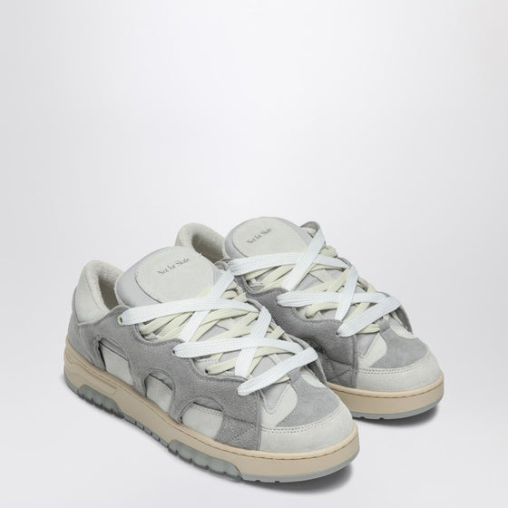 Santha Model 1 grey/white mesh and suede sneaker