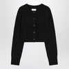 LouLou De Saison Black cropped cashmere cardigan