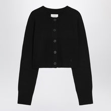  LouLou De Saison Black cropped cashmere cardigan