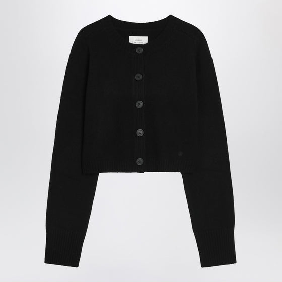 LouLou De Saison Black cropped cashmere cardigan