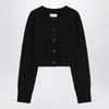 Loulou Studio Black cropped cashmere cardigan