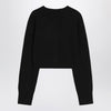 LouLou De Saison Black cropped cashmere cardigan