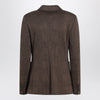 Max Mara Brown Prince of Wales double-breasted jacket