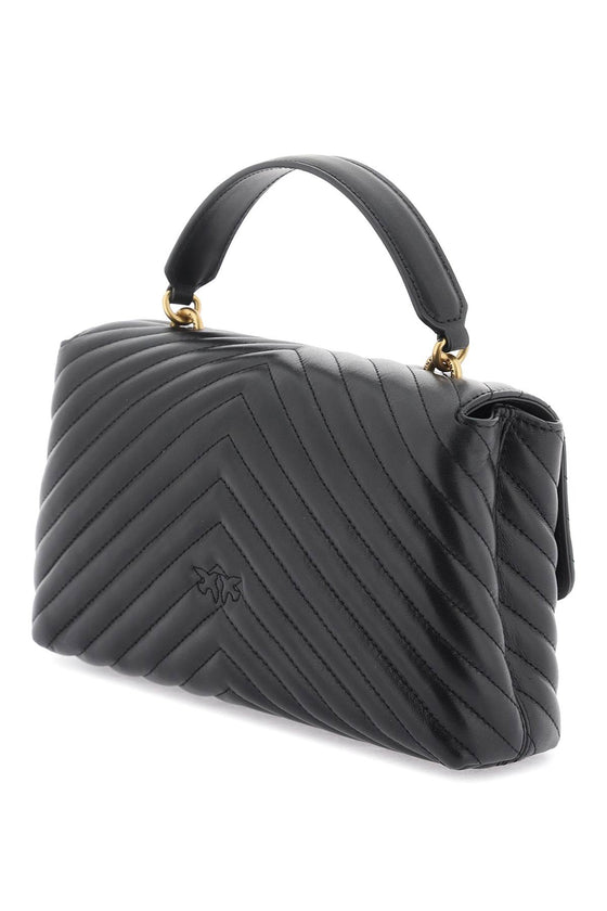 Pinko classic lady love bag puff chevron handbag