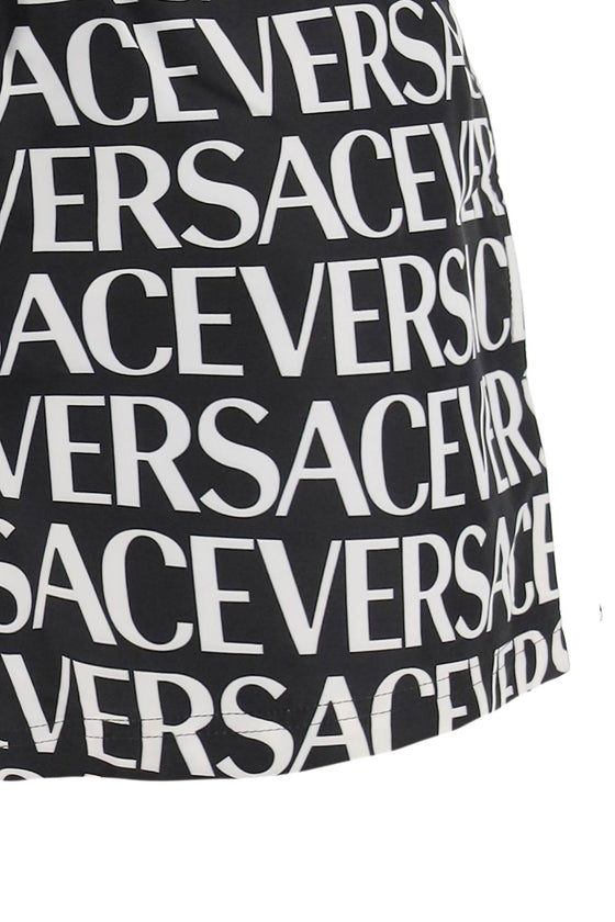 Versace versace allover swim trunks