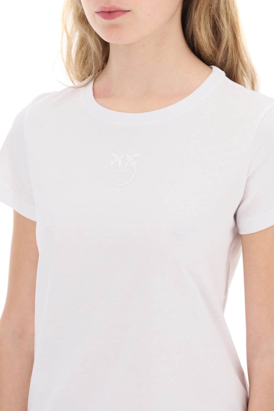 Pinko embroidered effect logo t-shirt