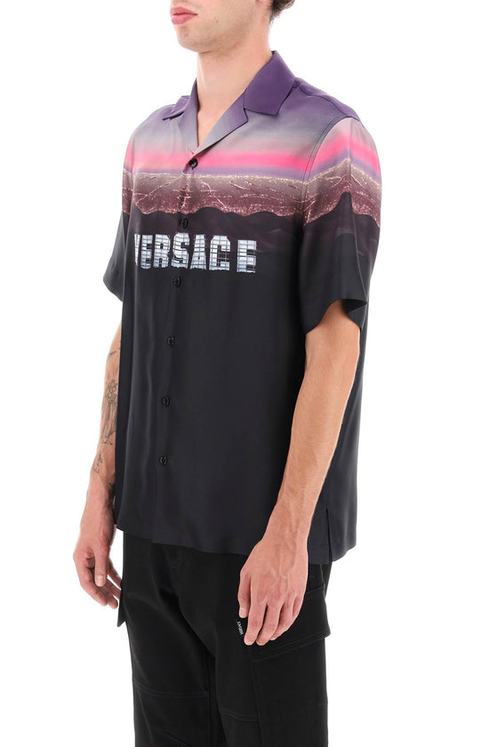 Versace versace hills bowling shirt