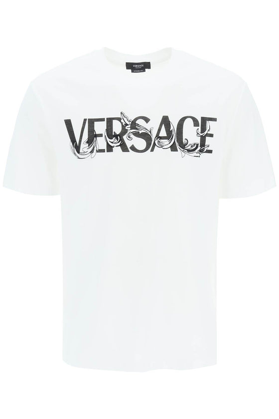Versace cotton logo t-shirt