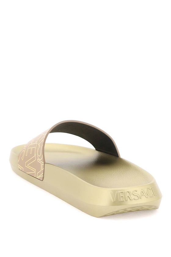 Versace versace allover slides