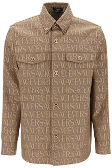  Versace versace allover overshirt jacket