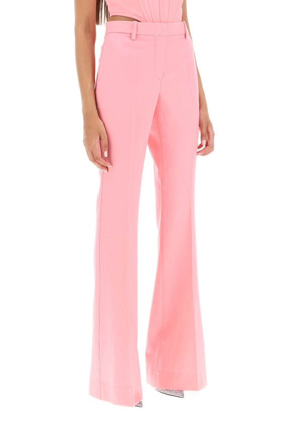 Versace low waisted flared trousers