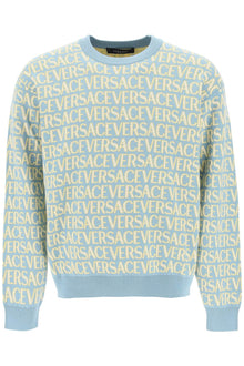  Versace monogram cotton sweater
