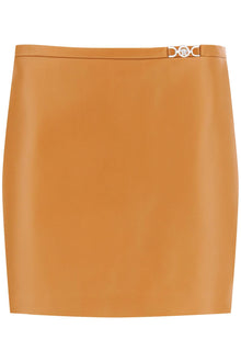  Versace medusa '95 leather mini skirt