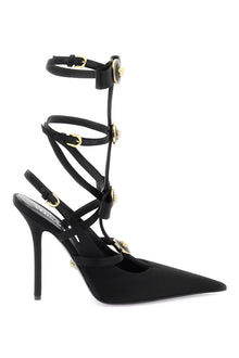  Versace slingback pumps with gianni ribbon bows