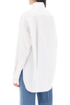 Versace oversized poplin shirt