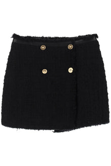  Versace heritage mini skirt in boucle tweed