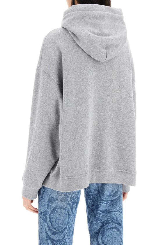 Versace hooded sweatshirt with mél