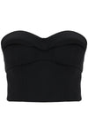 Versace padded cup bustier top with