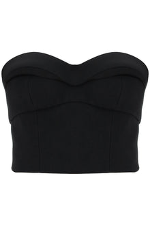  Versace padded cup bustier top with