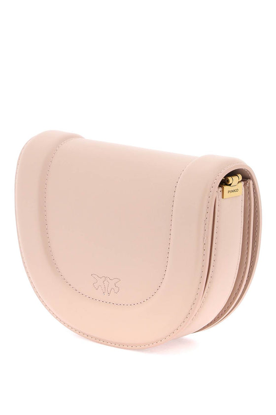 Pinko mini love bag click round leather shoulder bag