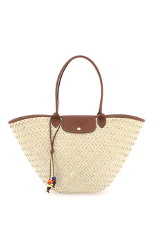  Longchamp extra large foldable basket bag le panier