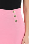 Pinko cipresso mini skirt with love birds buttons